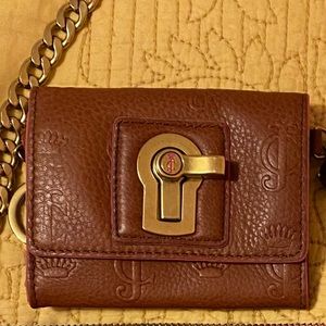 Juicy Couture leather mini wallet with keyhole lock